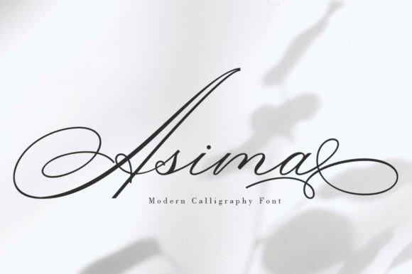 Asima Script: A Sweet, Swashy Typeface for Digital Branding