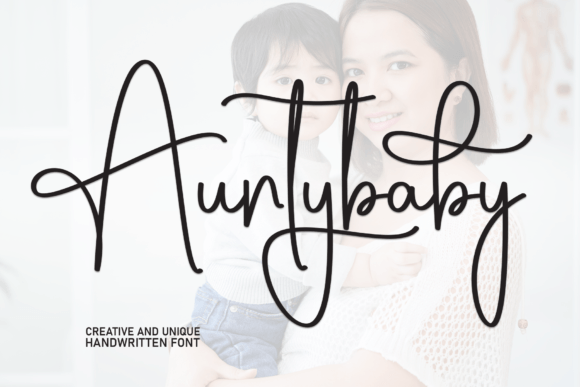 Auntybaby: A Script Font That Earns Its Place in Real Campaigns