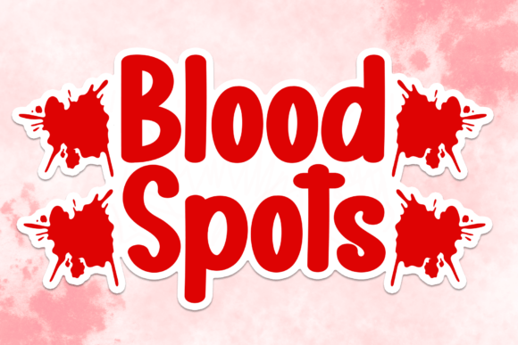 Blood Spots: A Handwritten Font That Elevates Real Small Business Branding