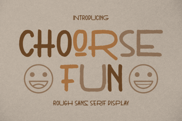 Choorse Fun: A Bold Sans Serif Display Font for Scroll-Stopping Campaigns