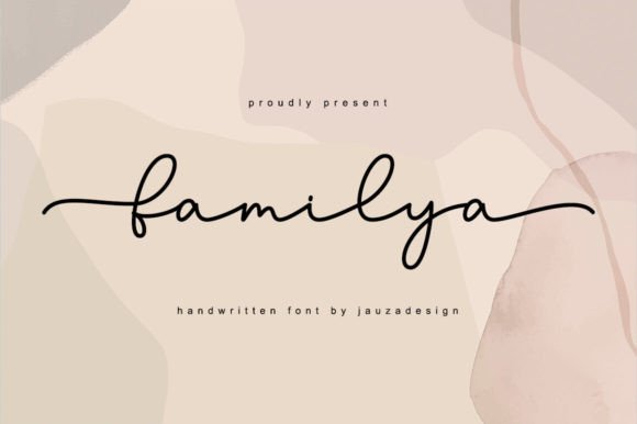 Familya: A Handwritten Font That Feels Like a Human Touch