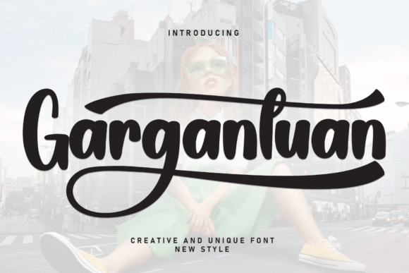 Gargantuan: A Timeless Handwritten Font for Makers