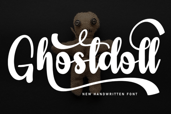 Ghostdoll: A Friendly Handwritten Display Font for Warm Brand Identities