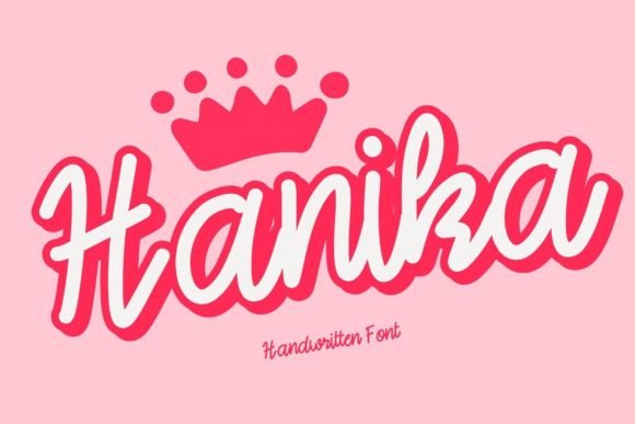 Hanika: A Playful Handwritten Font for Authentic Branding