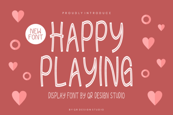 Happy Playing: A Bold Display Font That Makes Campaigns Pop