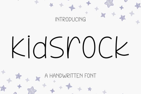 Kidsrock: A Handwritten Font That Makes Your Brand Feel Warm & Real