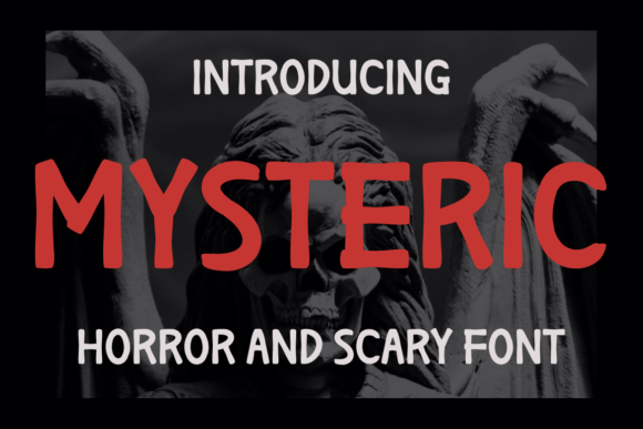 Mysteric: A Spooky Script Font That Elevates Handmade Halloween Design