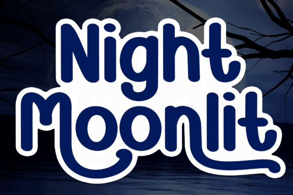 Night Moonlit: A Handwritten Font That Elevates Real Branding