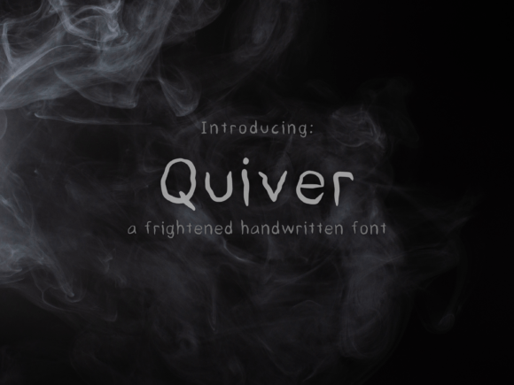 Quiver: A Spooky Script Font That Actually Works in Campaigns