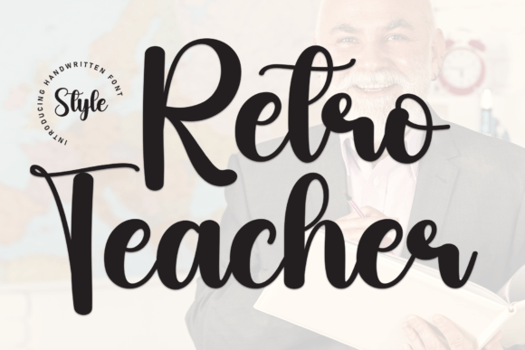 Retro Teacher: A Handwritten Font That Feels Like a Quiet Conversation