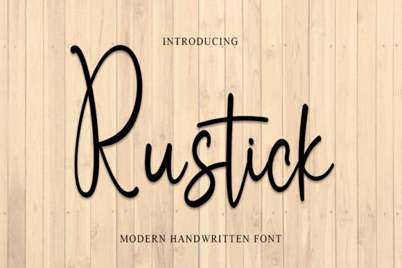 Rustick: A Contemporary Handwritten Font for Digital Branding