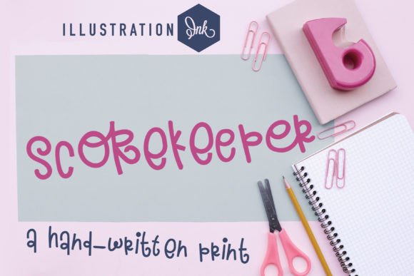 Scorekeeper: A Playful Yet Polished Script Font for Real Small Business Branding
