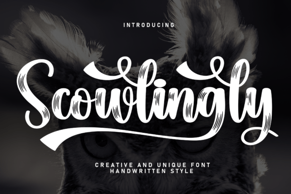 Scowlingly: A Handwritten Font That Feels Like a Real Signature