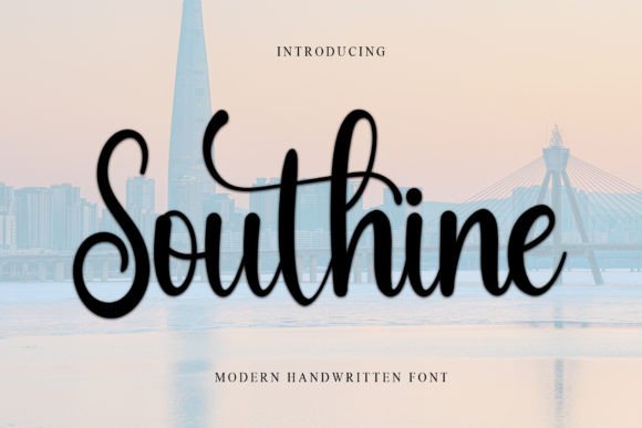 Southine: A Contemporary Handwritten Font for Editorial Design