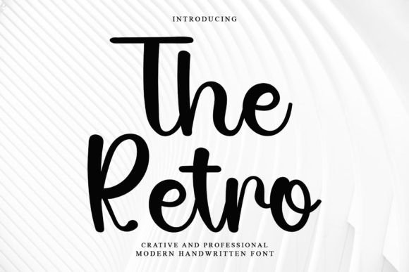 The Retro Font: Timeless Handwritten Charm for Makers