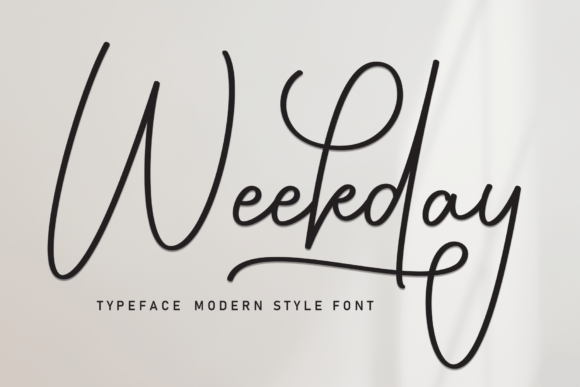 Weekday Font: A Stylish, Versatile Typeface for Small Business Branding