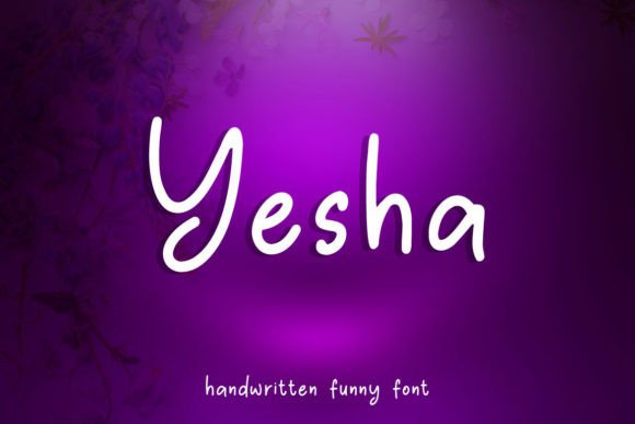 Yesha: A Sweet, Friendly Handwritten Font for Makers